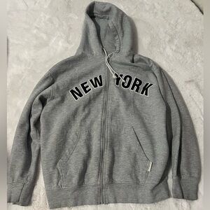 World product Inc. NEW YORK Grey Jacket